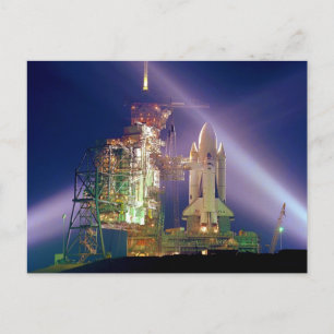 Carte Postale Mission de navette spatiale STS-1 Lancement Pad A