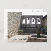 Carte Postale Mission de San Juan Capistrano (Devant / Derrière)
