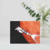 Carte Postale Mission future vers Mars en orbite (Debout devant)