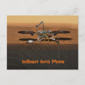Carte Postale Mission InSight Mars Lander (Devant)
