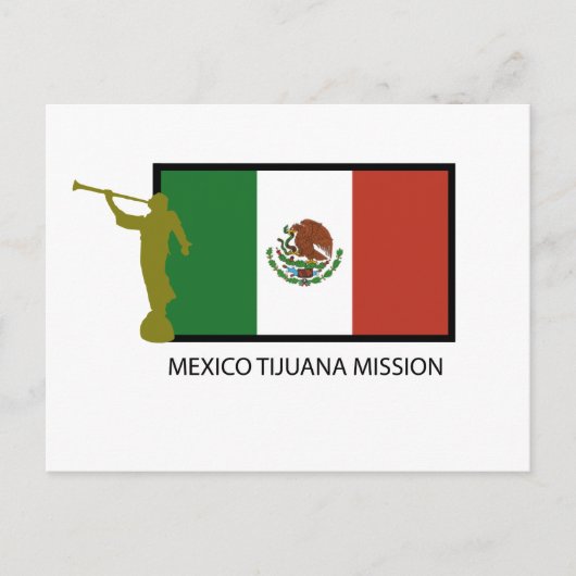 CARTE POSTALE MISSION MEXICO TIJUANA LDS CTR (Devant)