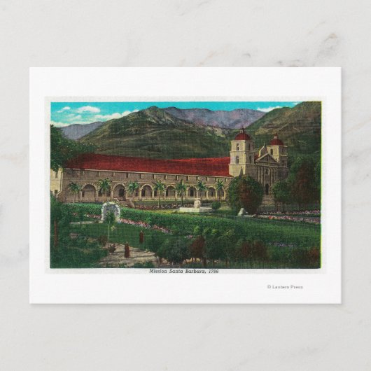 Carte Postale Mission Père Noël Barbara (Devant)