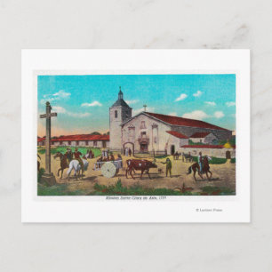Carte Postale Mission Père Noël de AsisSanta Clara, CA