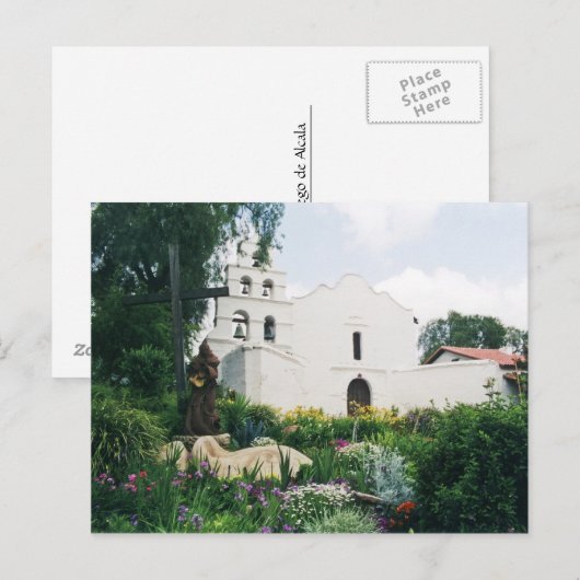 Carte Postale Mission San Diego de Alcala (Devant / Derrière)