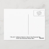 Carte Postale Mission San Fernando Rey (Dos)