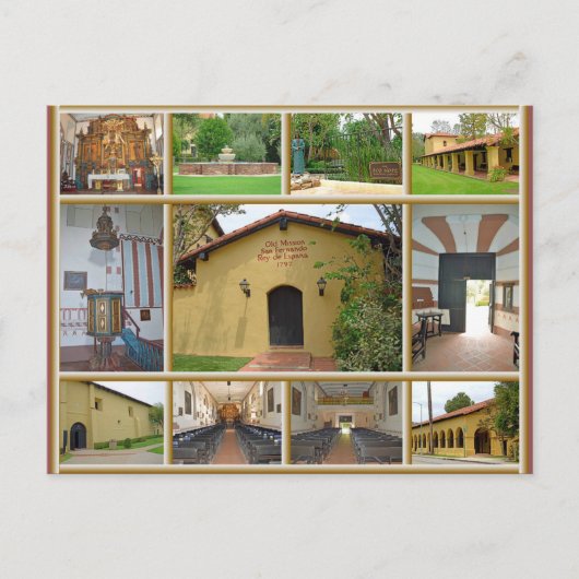 Carte Postale Mission San Fernando Rey (Devant)