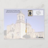 Carte Postale Mission San José, San Antonio, Texas (Dos)