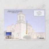 Carte Postale Mission San Jose, Texas - façade avant élaborée (Dos)
