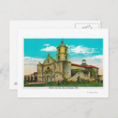 Carte Postale Mission San Luis, Rey de FranciaOceanside, CA (Devant / Derrière)
