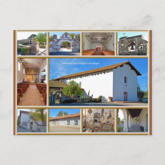 Carte Postale Mission San Miguel (Devant)