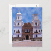 Carte Postale Mission San Xavier del Bac - Tucson, AZ (Devant / Derrière)