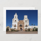Carte Postale Mission San Xavier Del Bac, Tucson AZ (Devant / Derrière)
