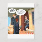 Carte Postale Missionnaires agnostiques drôles (Devant)