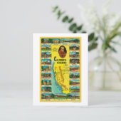 Carte Postale Missions espagnoles de Californie (Debout devant)