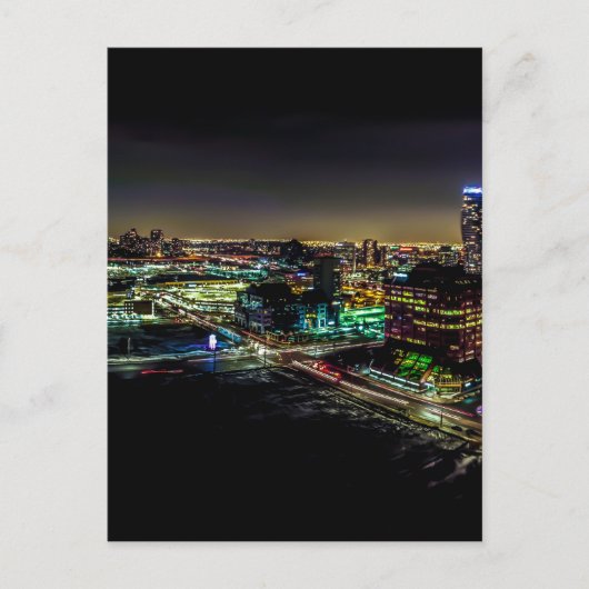 Carte Postale Mississauga (Ontario) La Nuit (Devant)