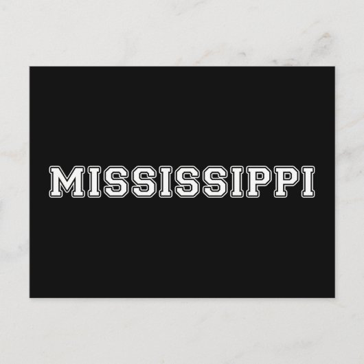 Carte Postale Mississippi (Devant)