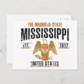 Carte Postale Mississippi (Devant / Derrière)