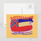 Carte Postale Mississippi (Devant / Derrière)