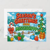 Carte postale MISSISSIPPI (Devant / Derrière)