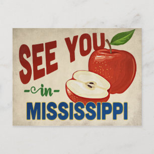 Carte Postale Mississippi Apple - Vintage voyage