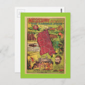 Carte Postale Mississippi, État de Magnolia (Devant / Derrière)