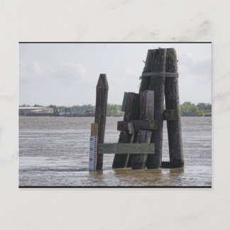 Carte Postale Mississippi inondé