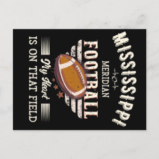 Carte Postale Mississippi Meridian Football américain
