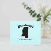 Carte Postale Mississippi Motto - Spell it (Debout devant)