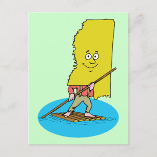 Carte Postale Mississippi MS Vintage voyage Souvenir