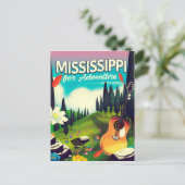 Carte Postale Mississippi Pour l'aventure (Debout devant)