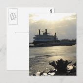 Carte Postale Mississippi River Sunset in Winter (Devant / Derrière)