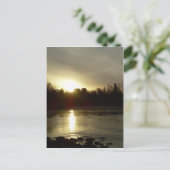 Carte Postale Mississippi Rivière Sunrise réflexion (Debout devant)