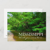 Carte Postale MISSISSIPPI - Souhaitez-vous être ici - McGehee Cr (Devant / Derrière)