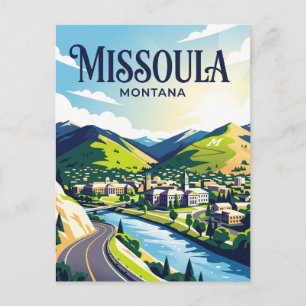 Carte Postale Missoula États-Unis