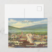 Carte Postale Missoula, Montana Vue vintage (Devant / Derrière)