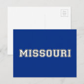 Carte Postale Missouri (Devant / Derrière)