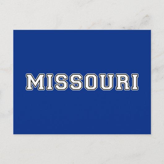 Carte Postale Missouri (Devant)