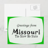 Carte Postale Missouri (Devant / Derrière)
