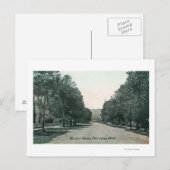 Carte Postale Missouri Avenue ViewDeer Lodge, MT (Devant / Derrière)