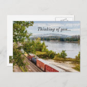 Carte postale Missouri Capitol View Thinking Of Yo (Devant / Derrière)