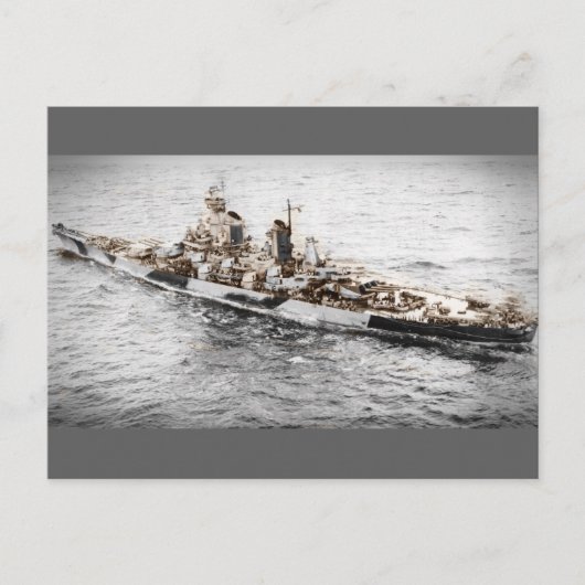 Carte Postale Missouri en mer (Devant)