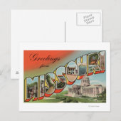 Carte Postale Missouri (Immeuble Capital) - Grande Lettre (Devant / Derrière)