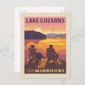 Carte Postale Missouri | Lac des Ozarks (Devant / Derrière)