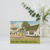 Carte Postale Missouri, Motel Epps, Café, Poplar Bluff (Debout devant)