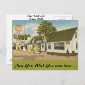 Carte Postale Missouri, Motel Epps, Café, Poplar Bluff (Devant / Derrière)