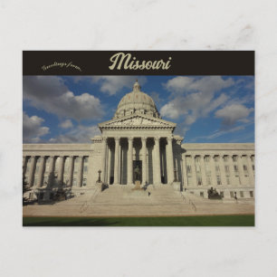 Carte Postale Missouri State Capitol Jefferson City Missouri