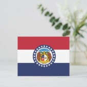 Carte Postale Missouri State Flag Show-Me State Seal (Debout devant)