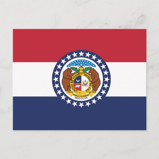 Carte Postale Missouri State Flag Show-Me State Seal (Devant)