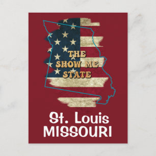 Carte postale Missouri State Holiday personnalisée