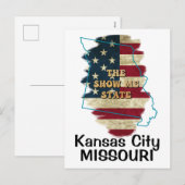 Carte postale Missouri State Holiday personnalisée (Devant / Derrière)